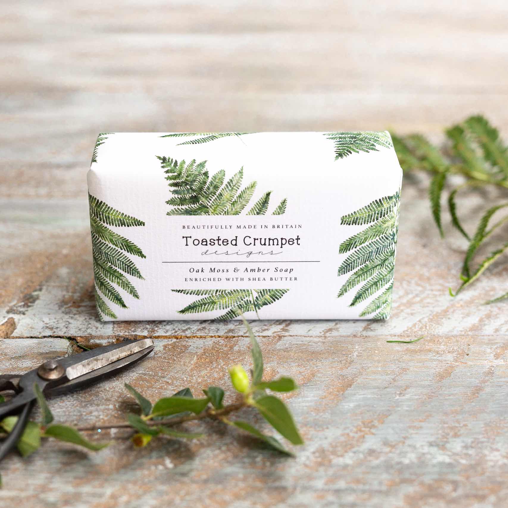 Toasted Crumpet Soap - Oak Moss & Amber