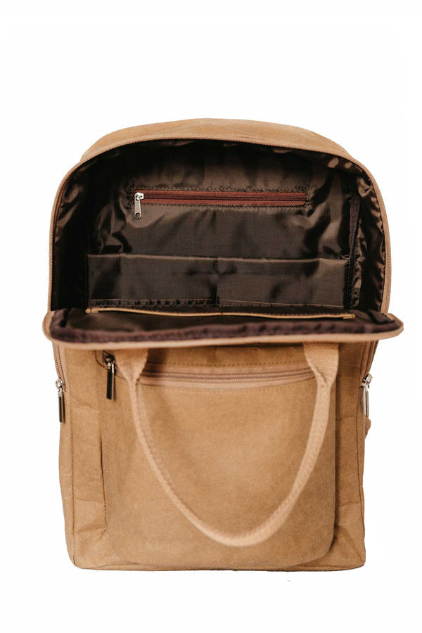 Kula Salford Backpack - made from reinforced washable paper - showerproof & durable