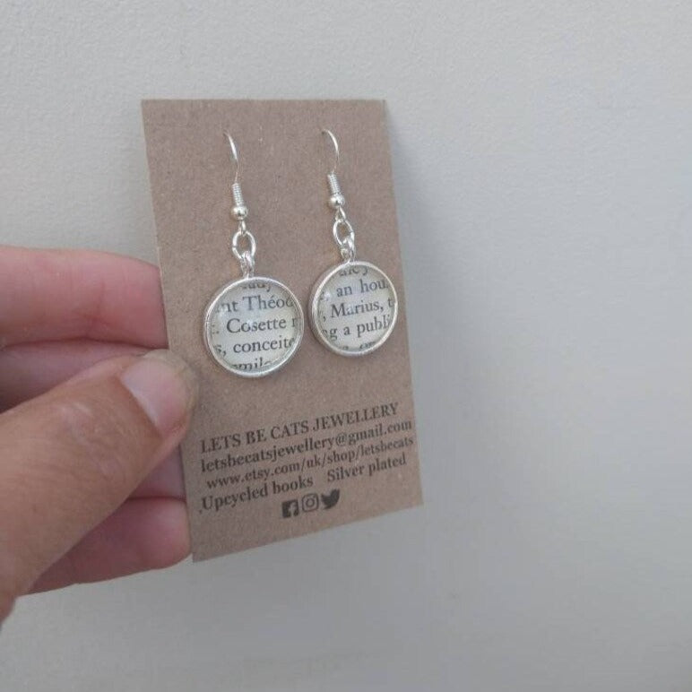 Les Miserables Earrings, Cosette & Marius