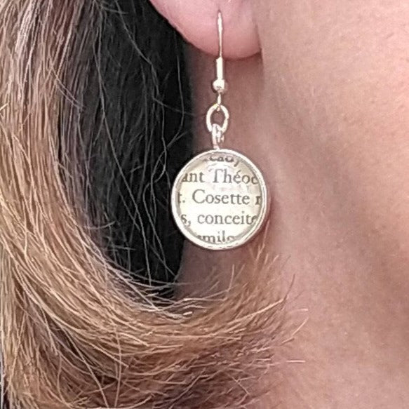 Les Miserables Earrings, Cosette & Marius