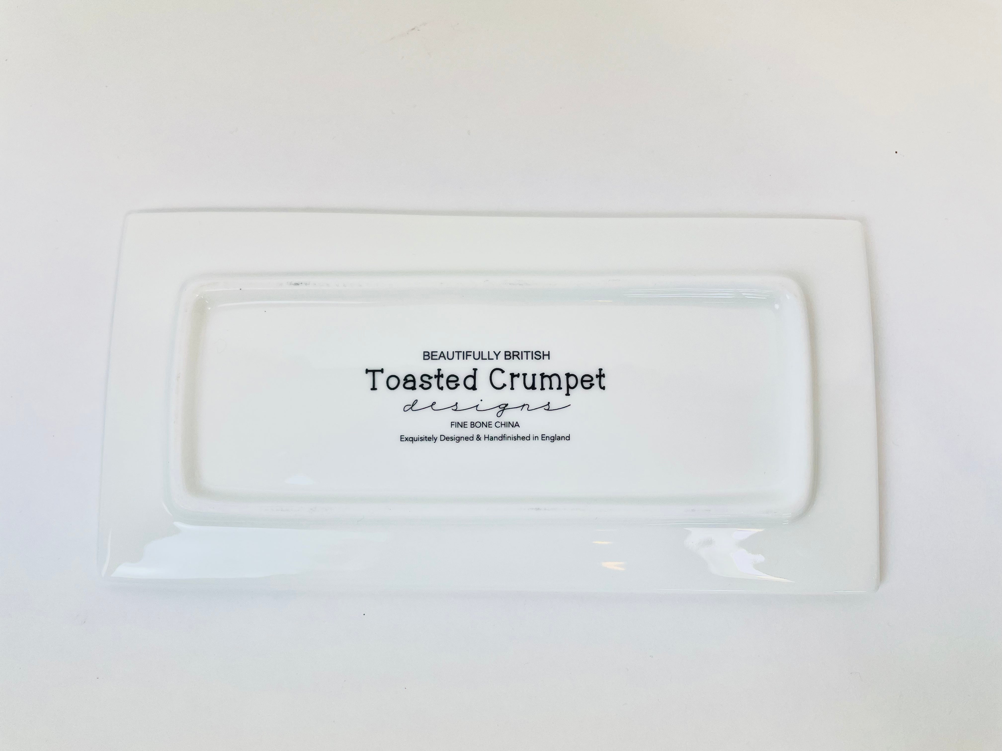 Toasted Crumpet Rectangular Soap Dish - Fern