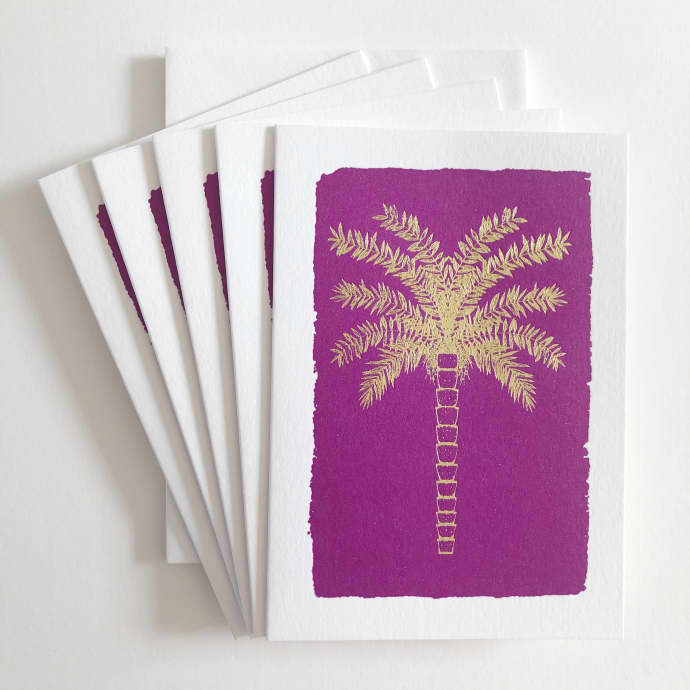 Purple Tree Notelets Packs